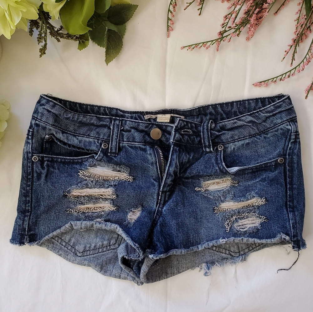 2.1 denim. Size 24. Blue.